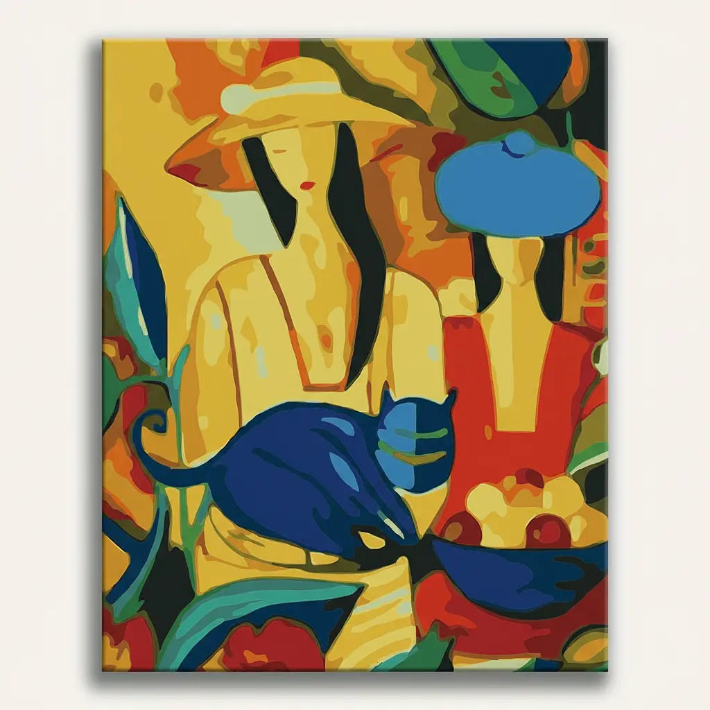 Abstract Fruits Canvas