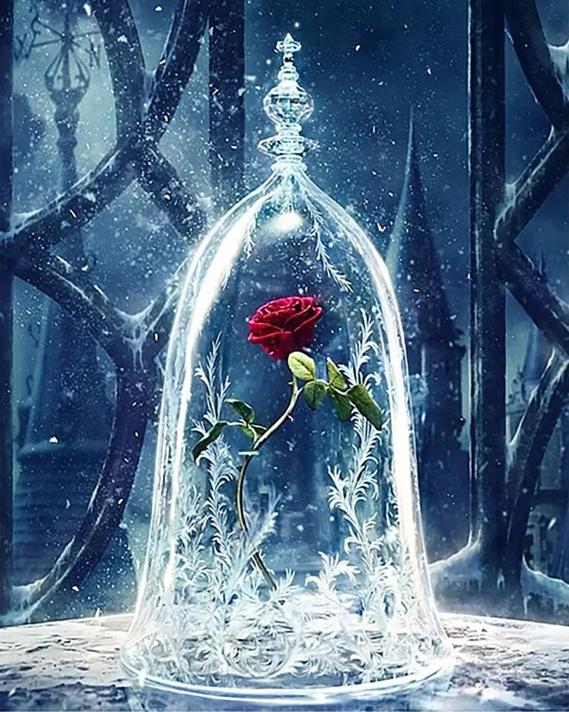 Enchanted Rose Dome | Paint By Numbers Kit