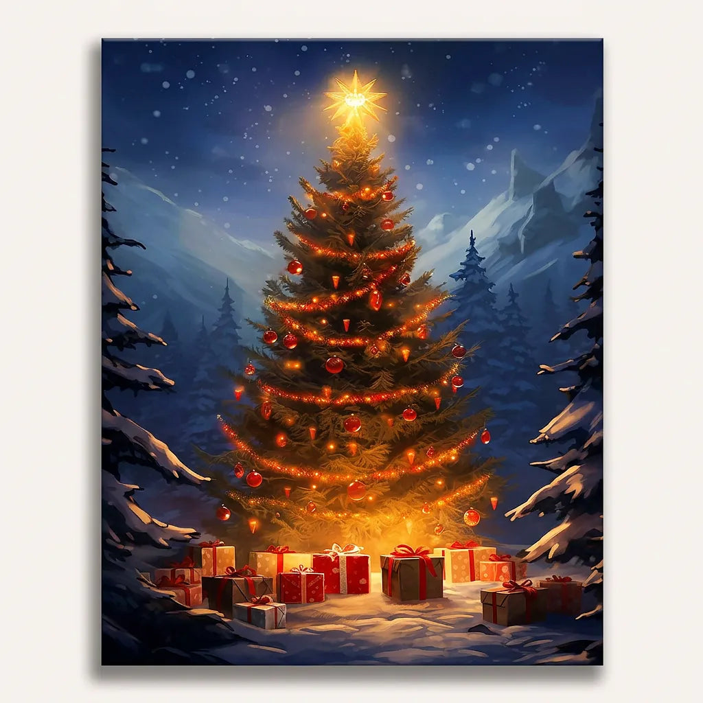 Mountain Pine Starlight | Paint By Numbers Kit