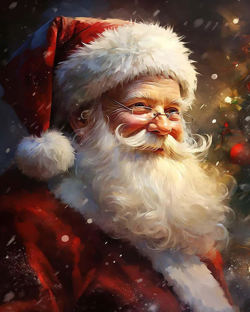 Gentle Santa Portrait | Paint By Numbers Kit