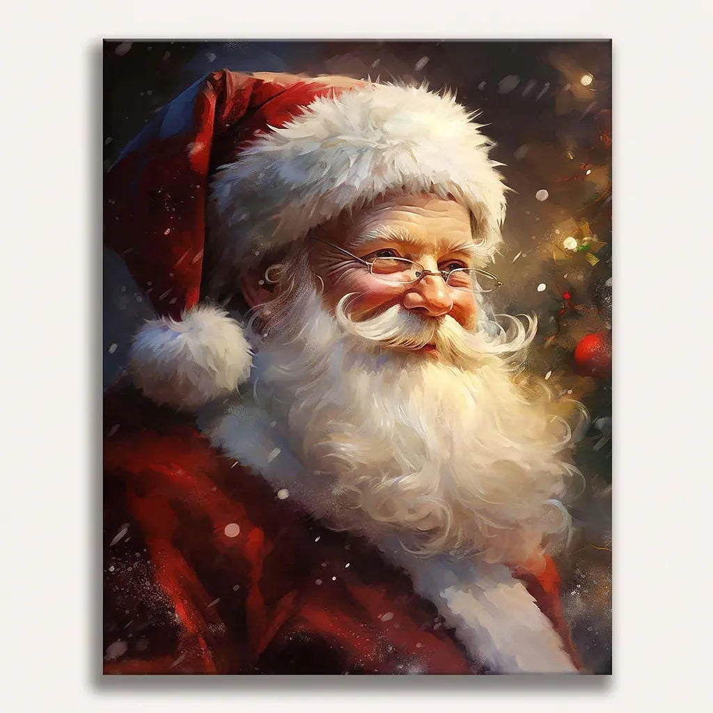 Gentle Santa Portrait | Paint By Numbers Kit