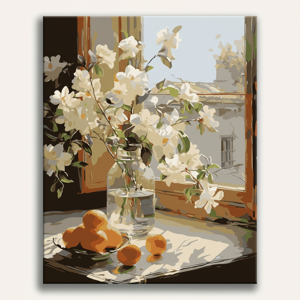 Spring Blossoms Still | Paint By Numbers Kit