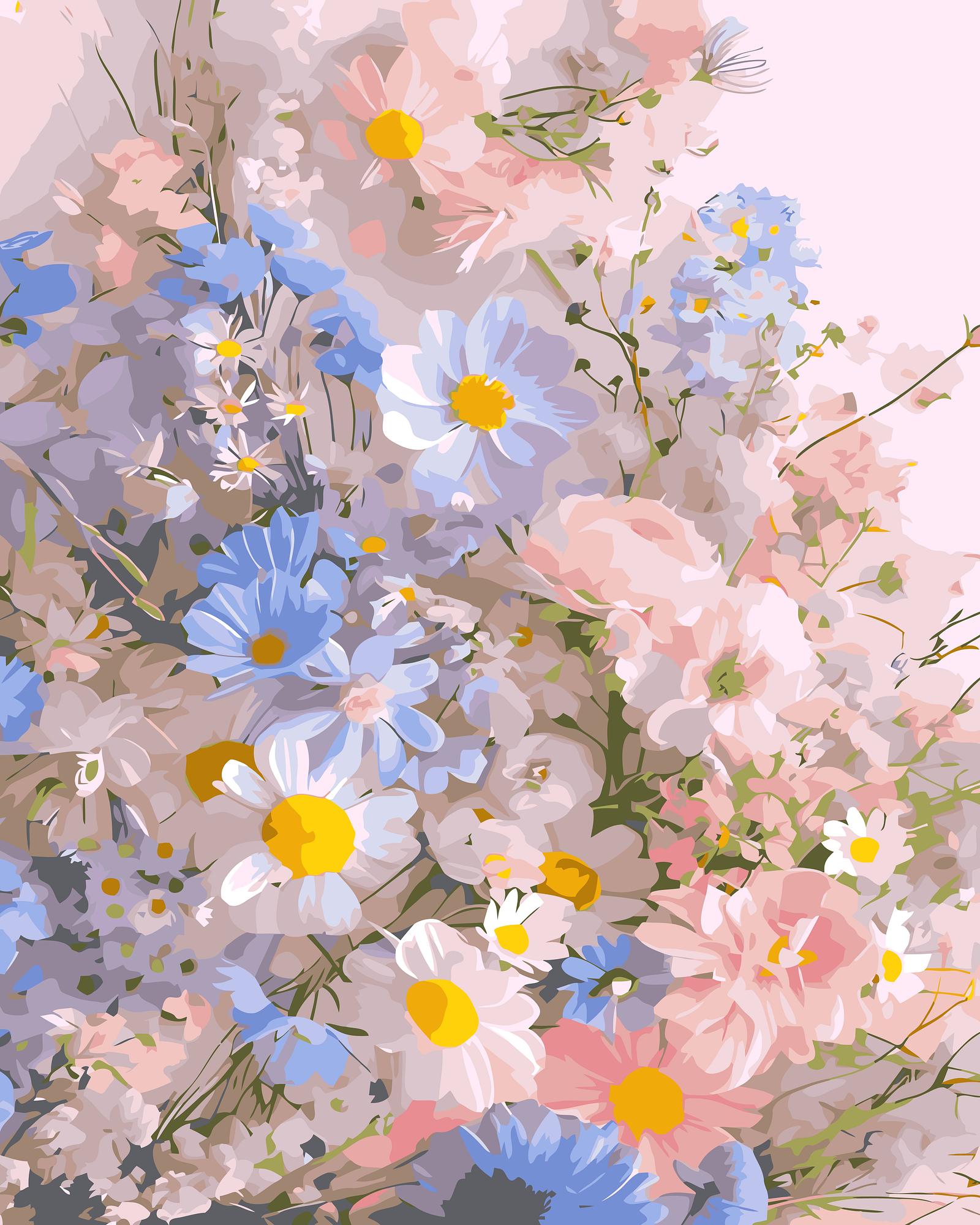 Spring Wildflower Meadow | Paint By Numbers Kit
