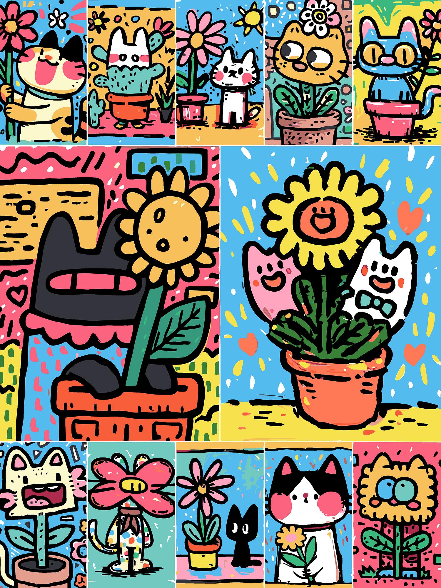 Kawaii Garden Scenes | Paint By Numbers Kit