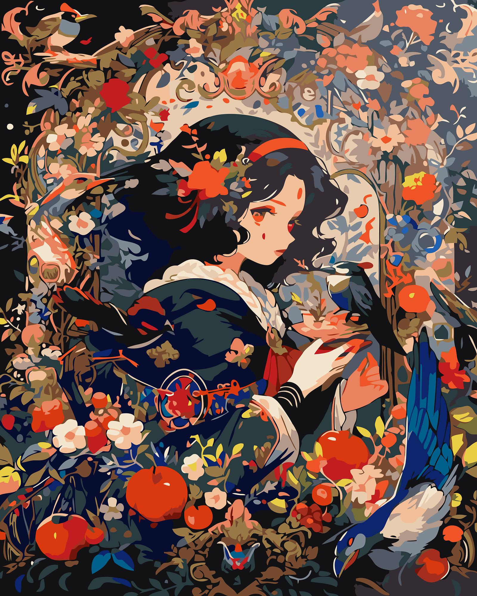 Enchanted Garden Portrait | Paint By Numbers Kit