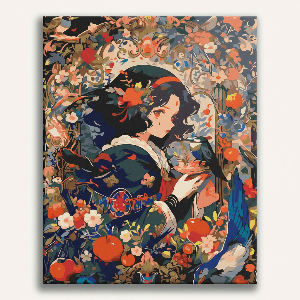 Enchanted Garden Portrait | Paint By Numbers Kit