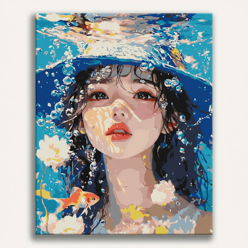 Underwater Dream Portrait | Paint By Numbers Kit