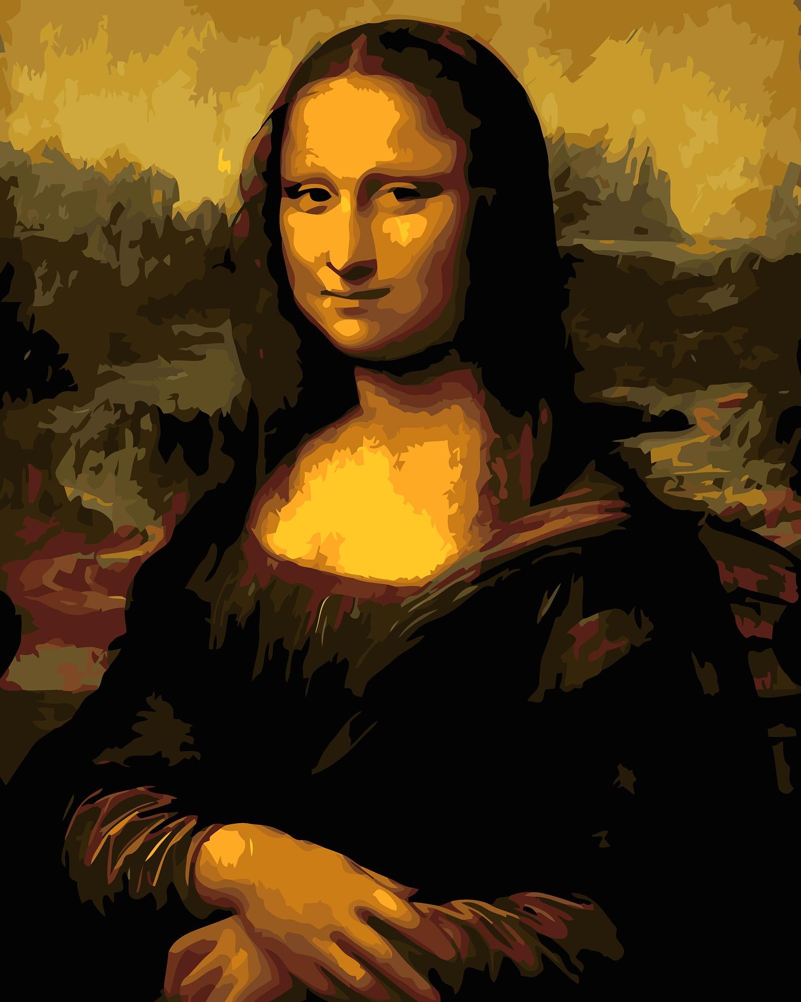Mona Lisa Paint | Paint By Numbers Kit