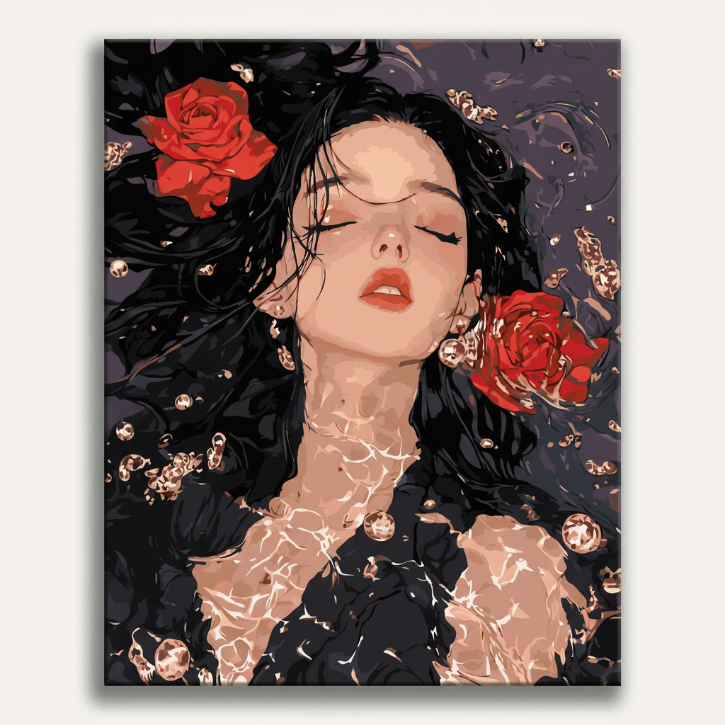 Rose Water Dreams | Paint By Numbers Kit