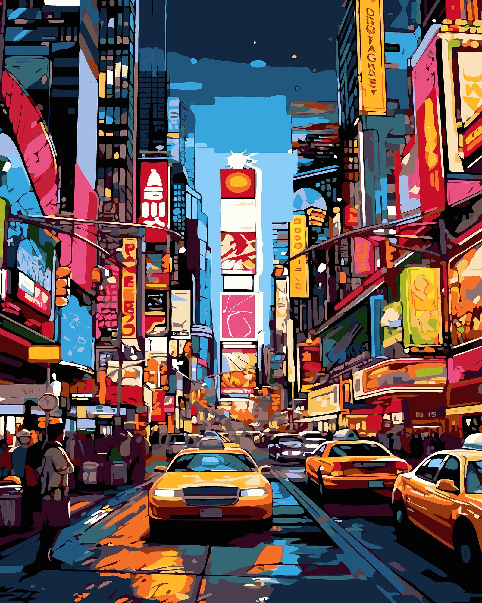 Times Square Art | Paint By Numbers Kit