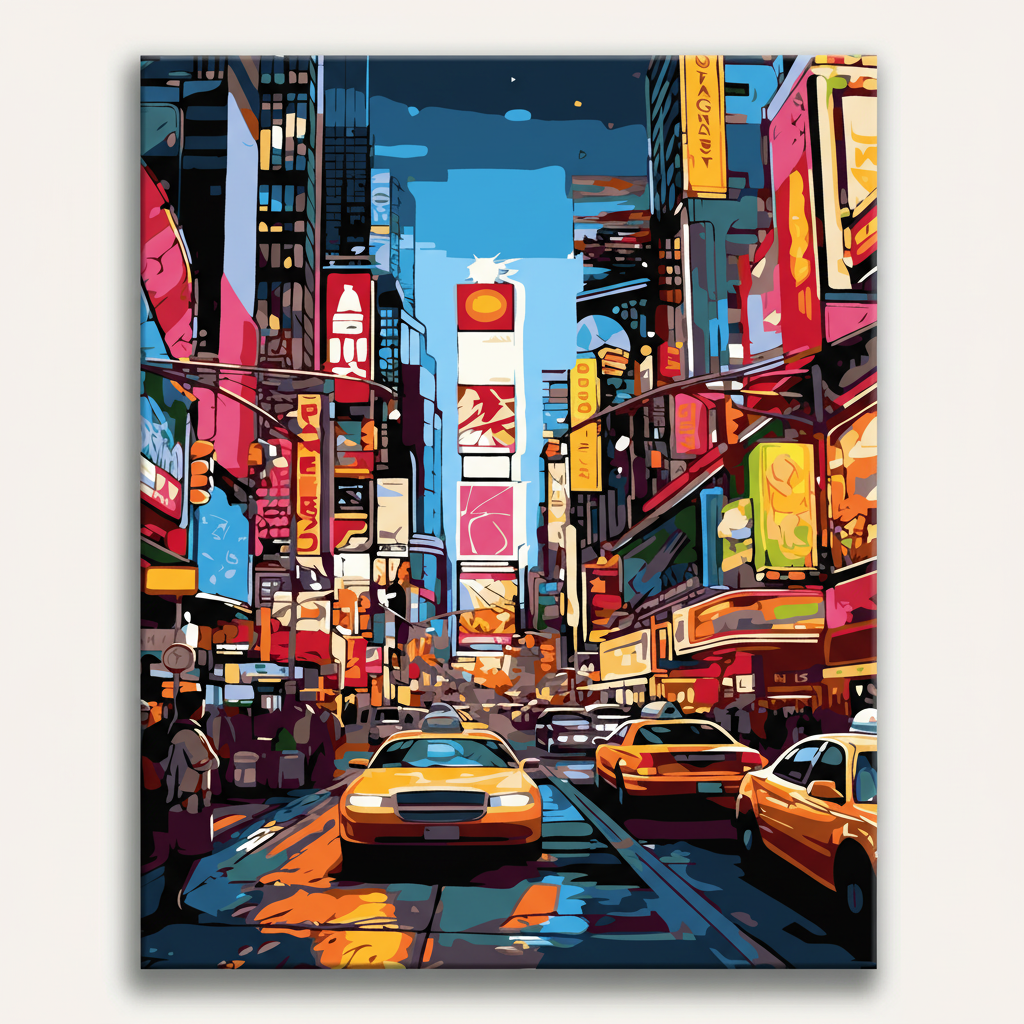 Times Square Art | Paint By Numbers Kit