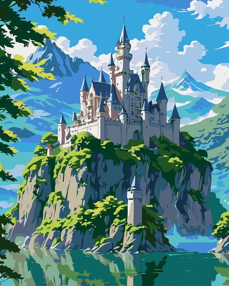 Fairy Tale Castle | Paint By Numbers Kit
