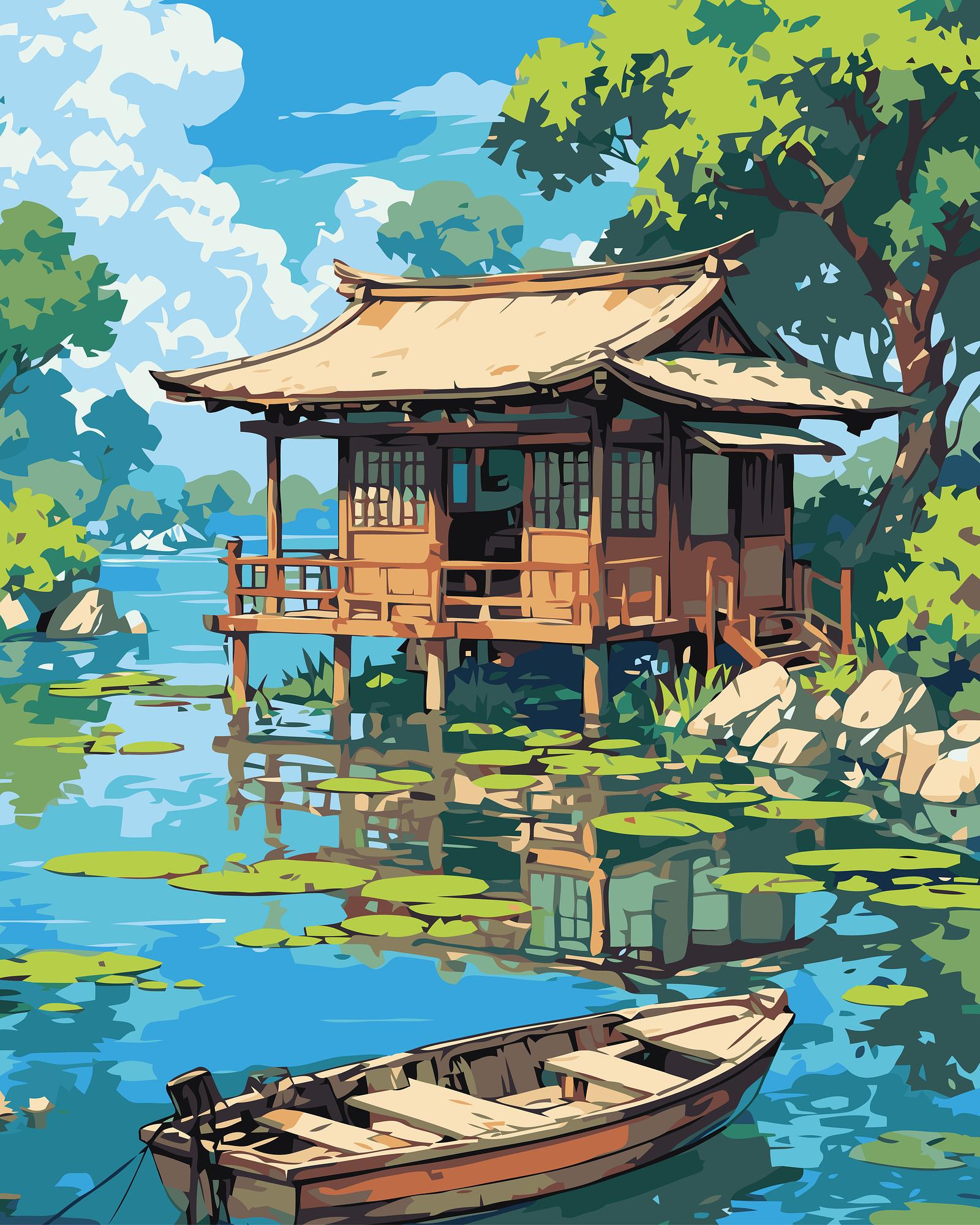 Lake House Retreat | Paint By Numbers Kit