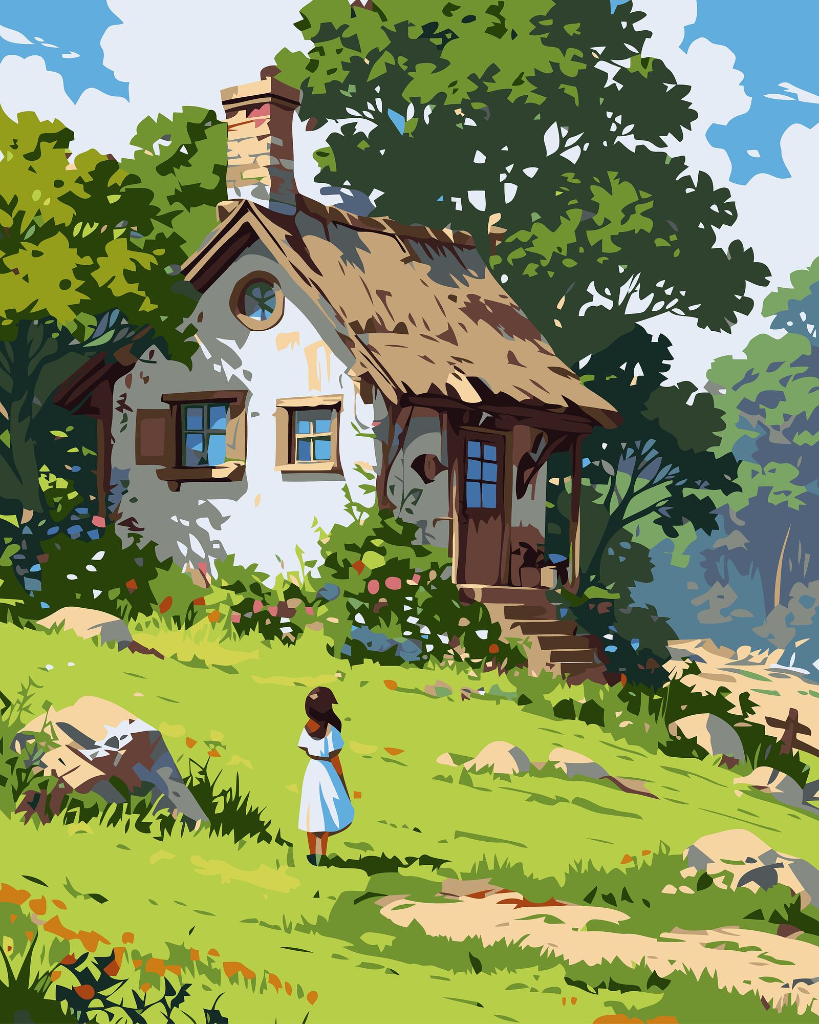 Cottage Garden Kit | Paint By Numbers Kit