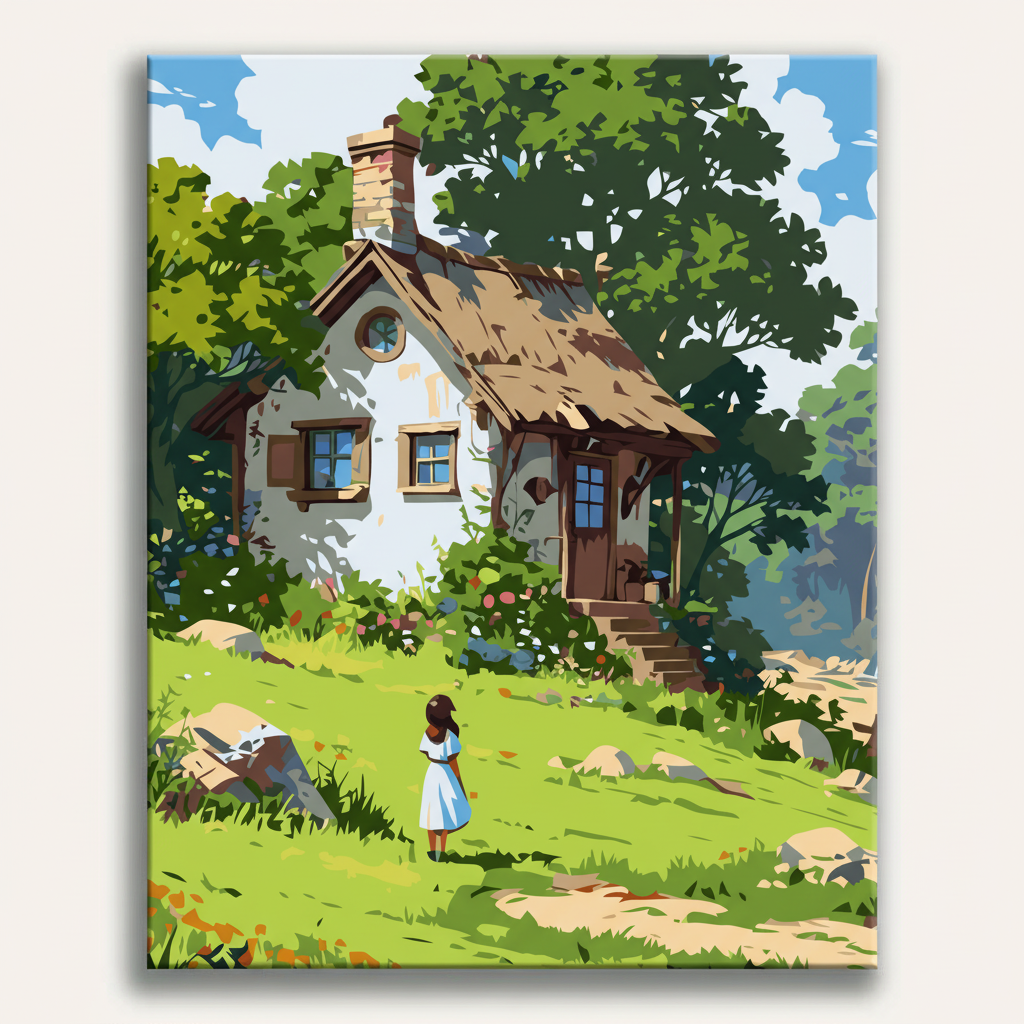 Cottage Garden Kit | Paint By Numbers Kit