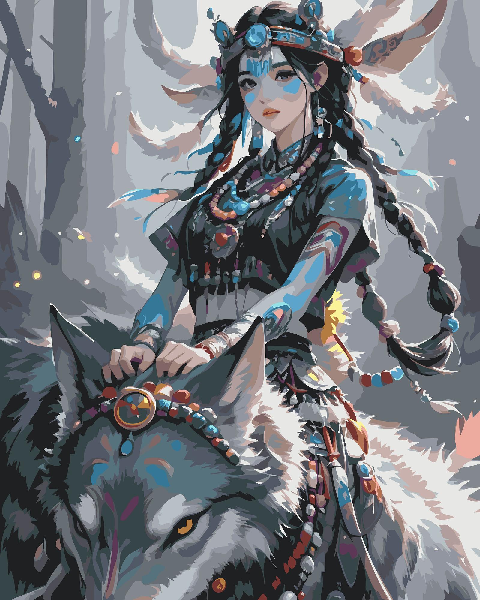 Mystical Warrior | Paint By Numbers Kit