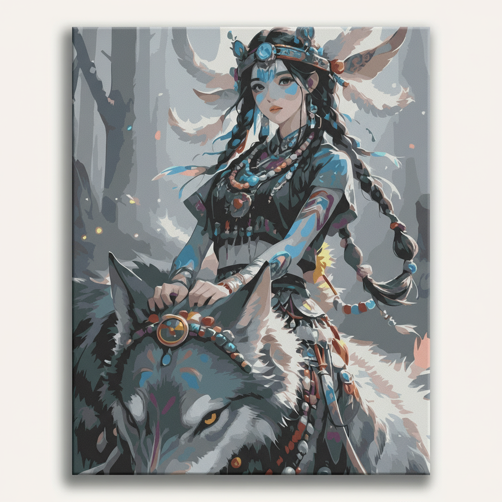 Mystical Warrior | Paint By Numbers Kit