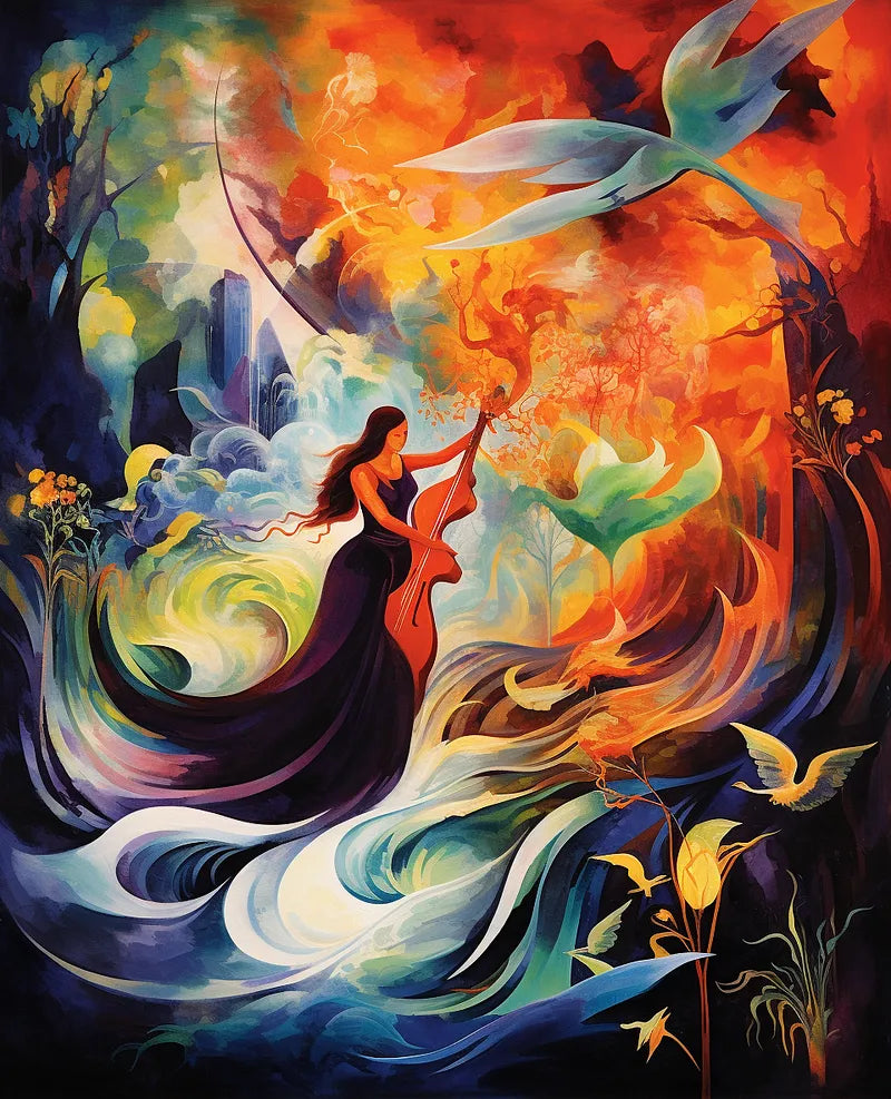Mystic Symphony Painting | Paint By Numbers Kit