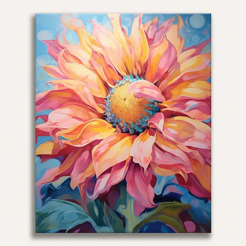 Vibrant Sunflower Art | Paint By Numbers Kit