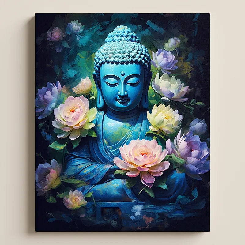 Buddha Lotus Serenity | Paint By Numbers Kit