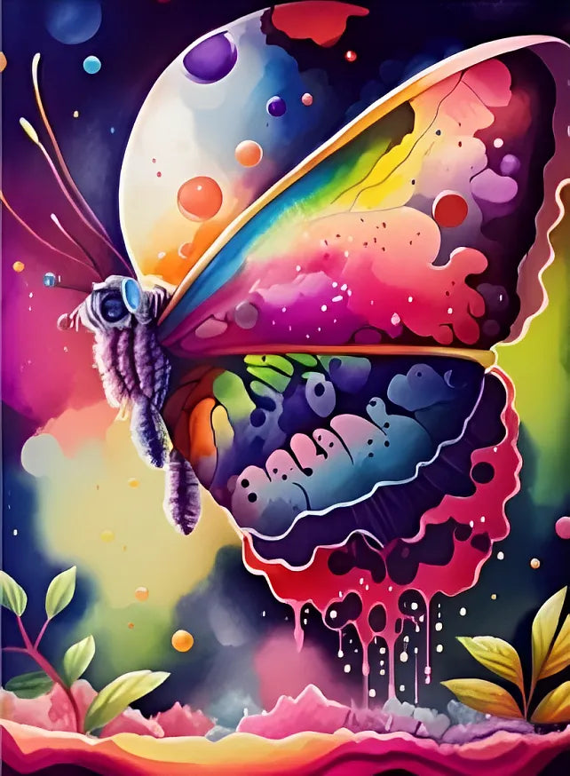 Rainbow Butterfly | Paint By Numbers Kit