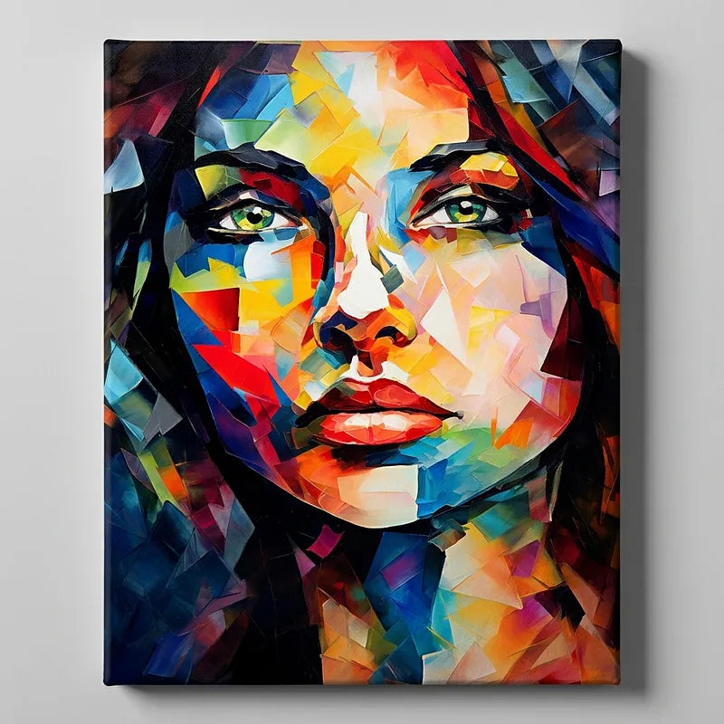 Geometric Portrait | Paint By Numbers Kit