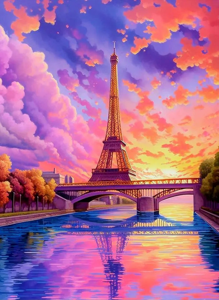 Paris Sunset | Paint By Numbers Kit