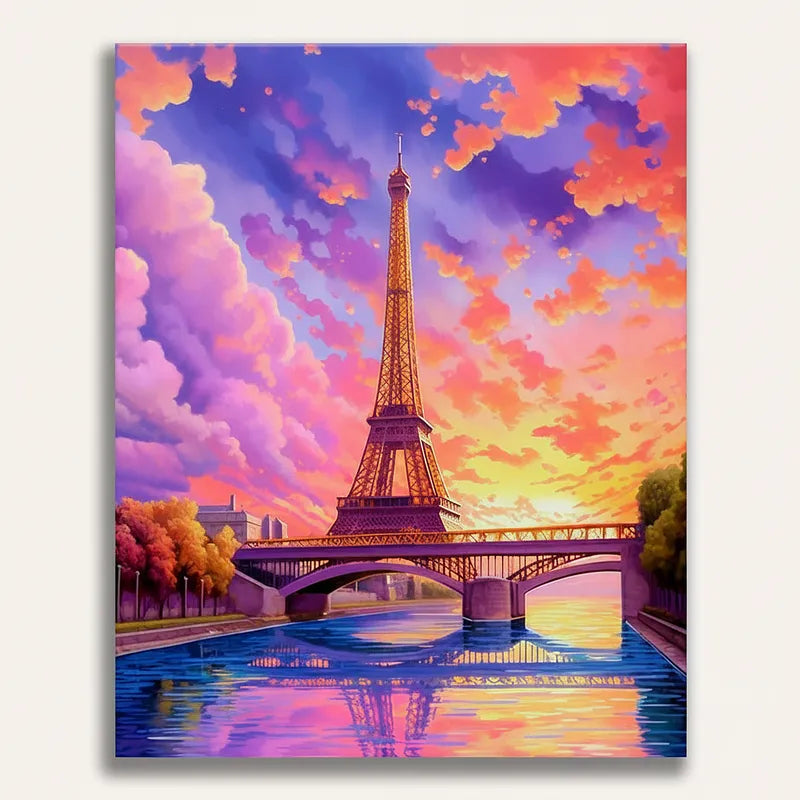 Paris Sunset | Paint By Numbers Kit