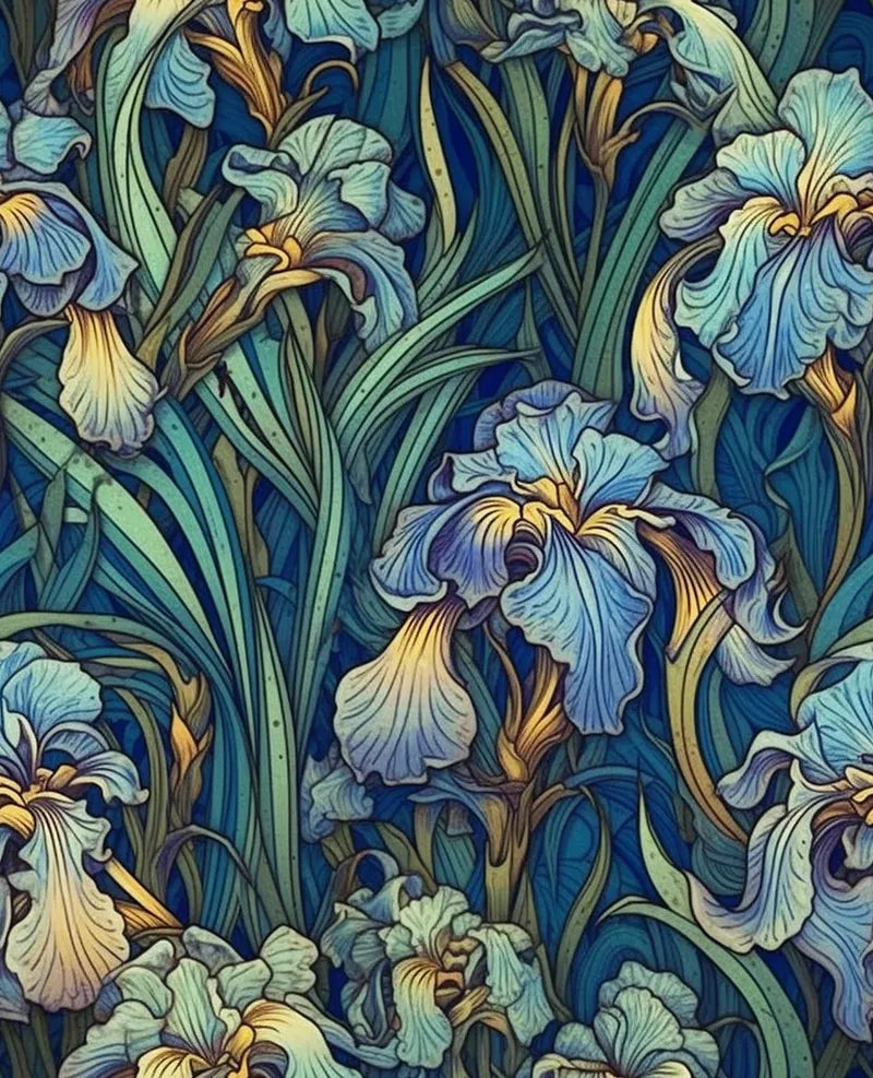 Iris Garden | Paint By Numbers Kit