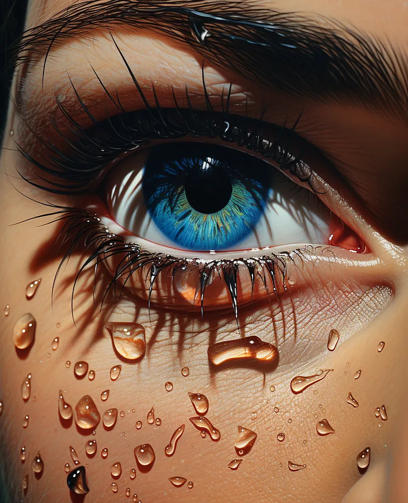Crying Eye Portrait | Paint By Numbers Kit
