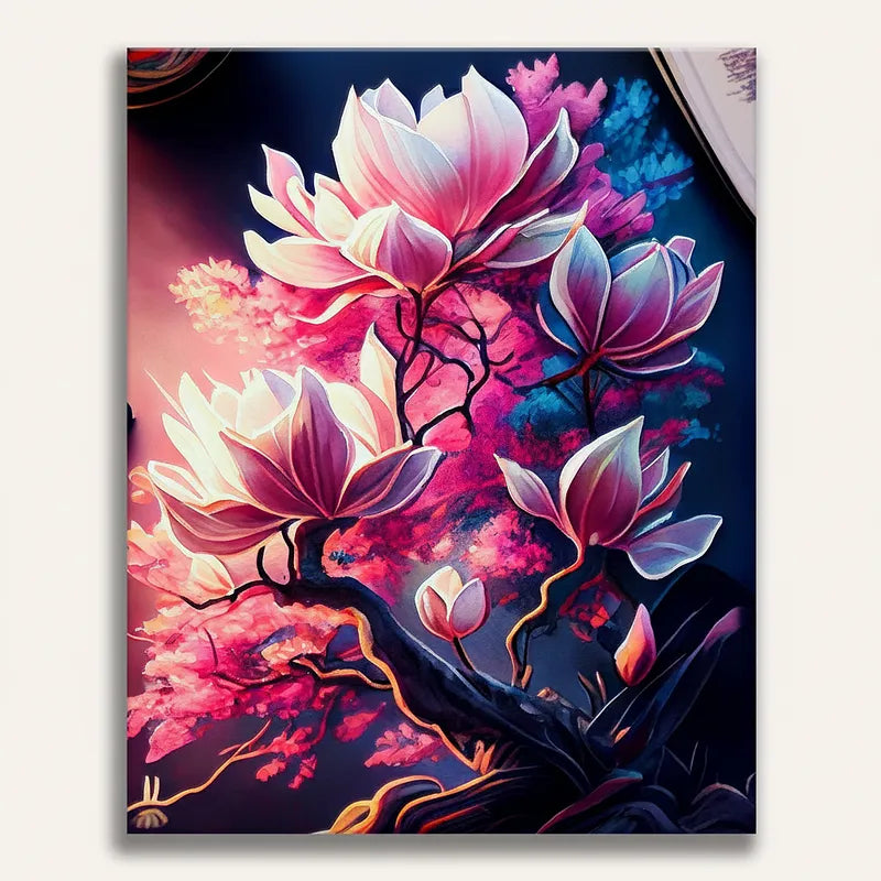 Magnolia Blossoms | Paint By Numbers Kit