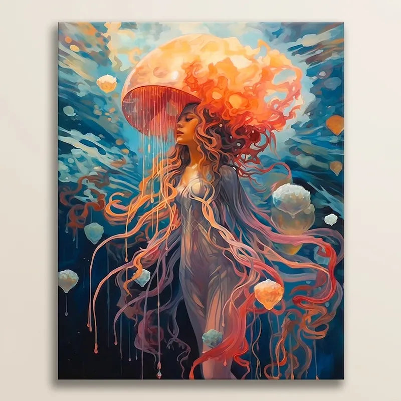 Jellyfish Goddess | Paint By Numbers Kit