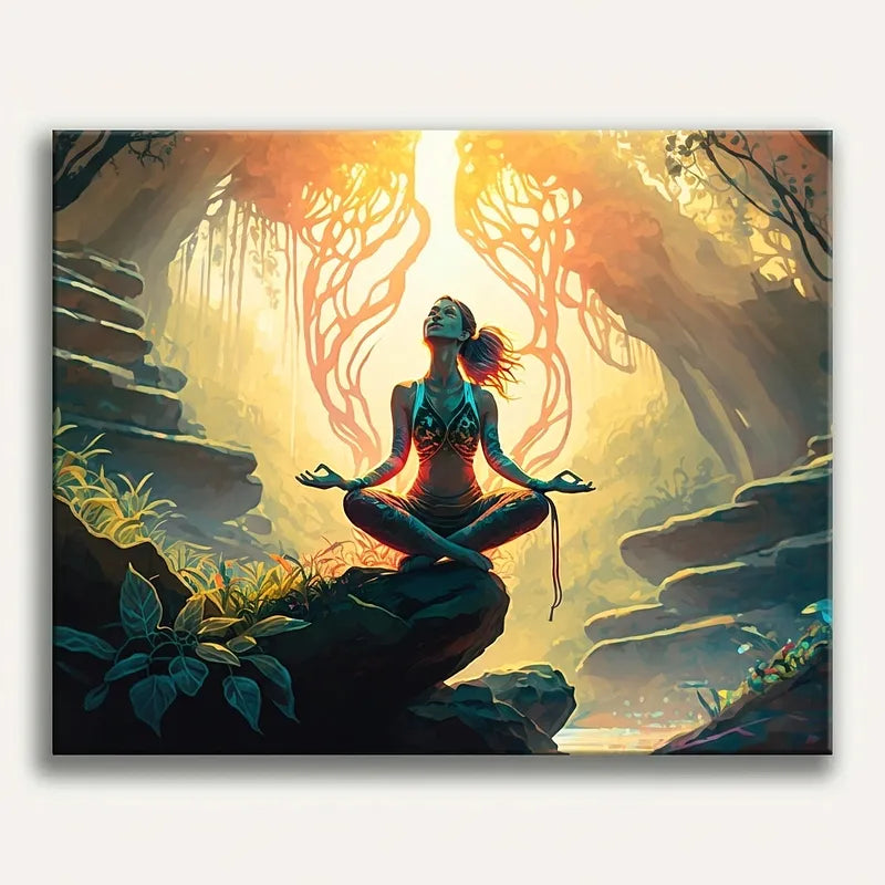 Meditation Cave Sanctuary | Paint By Numbers Kit