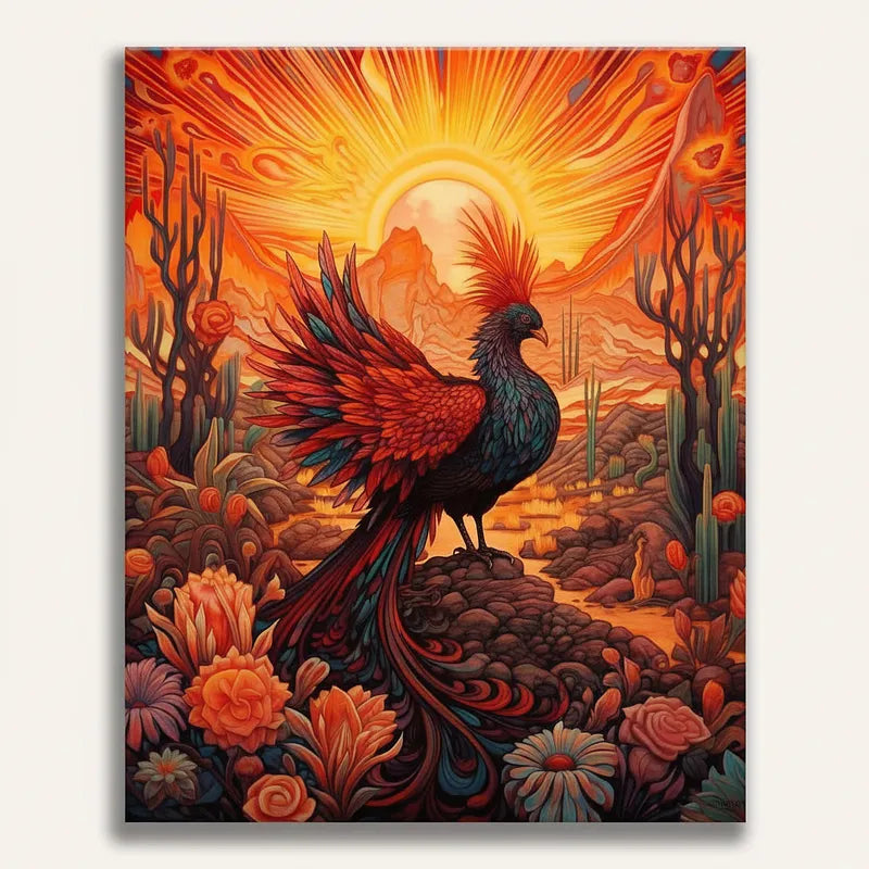 Phoenix Desert Sunrise | Paint By Numbers Kit