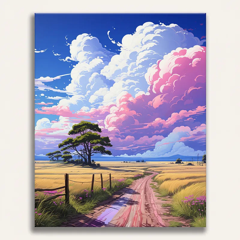 Country Road Landscape | Paint By Numbers Kit