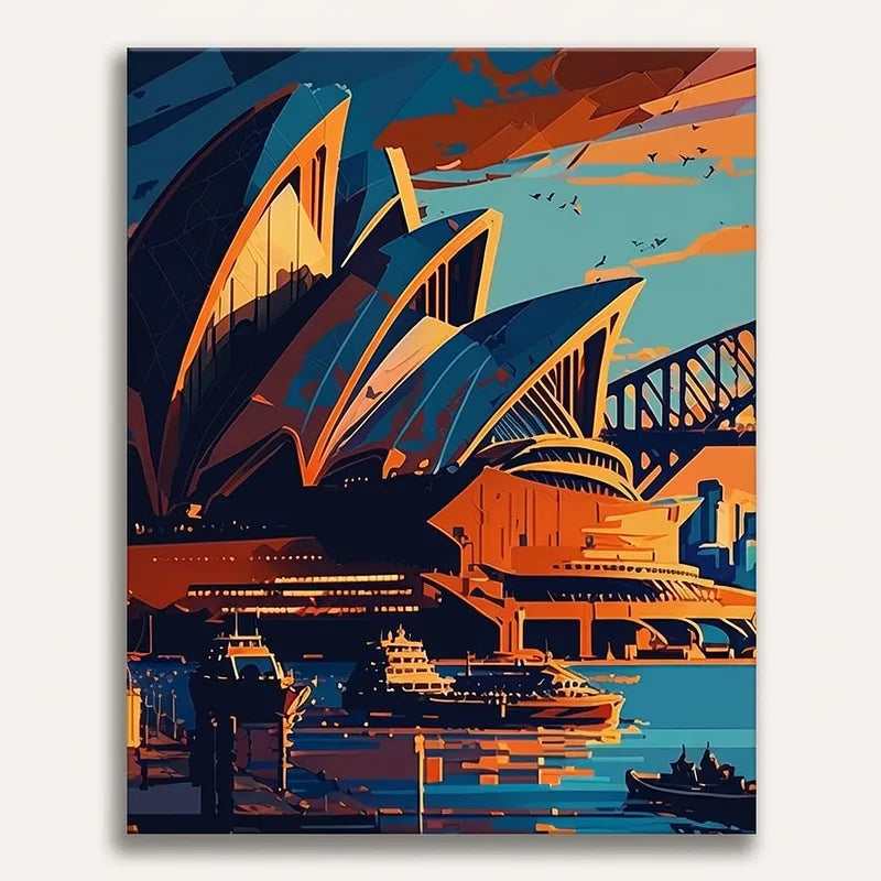 Sydney Opera House | Paint By Numbers Kit