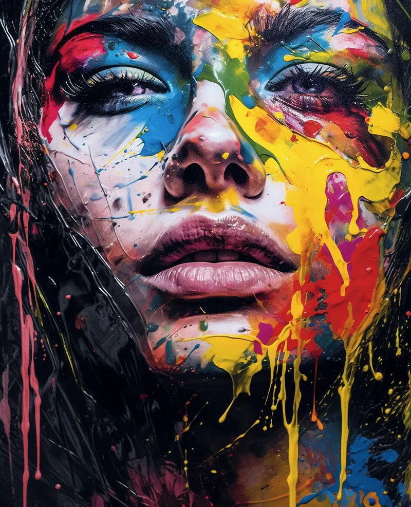 Colorful Portrait | Paint By Numbers Kit