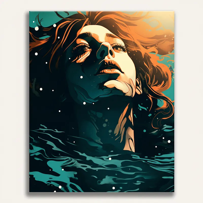 Underwater Portrait | Paint By Numbers Kit