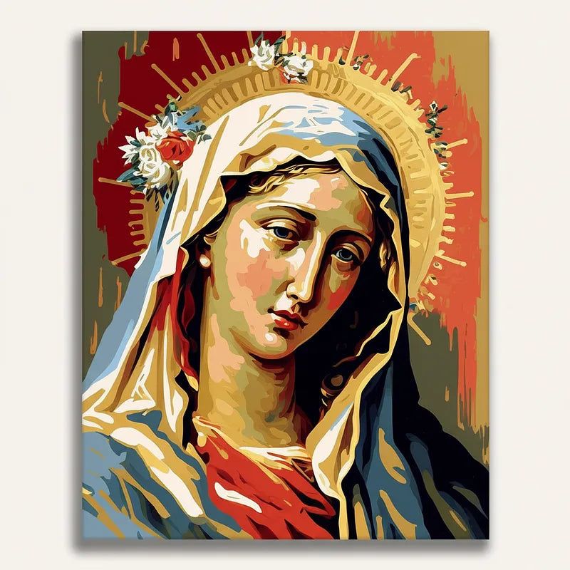 Sacred Madonna Portrait | Paint By Numbers Kit
