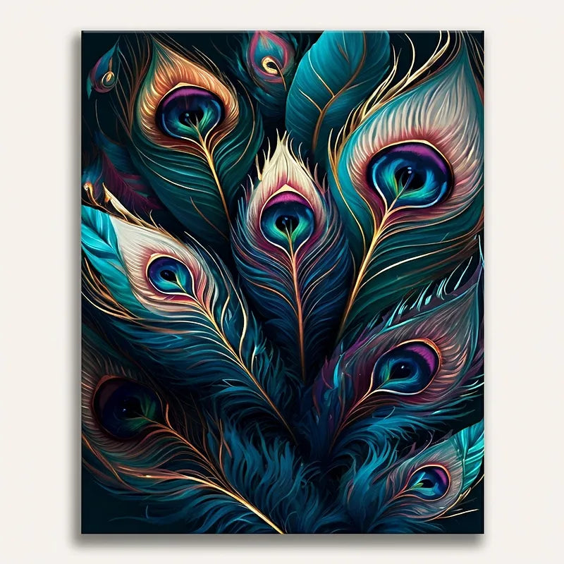 Peacock Feathers | Paint By Numbers Kit