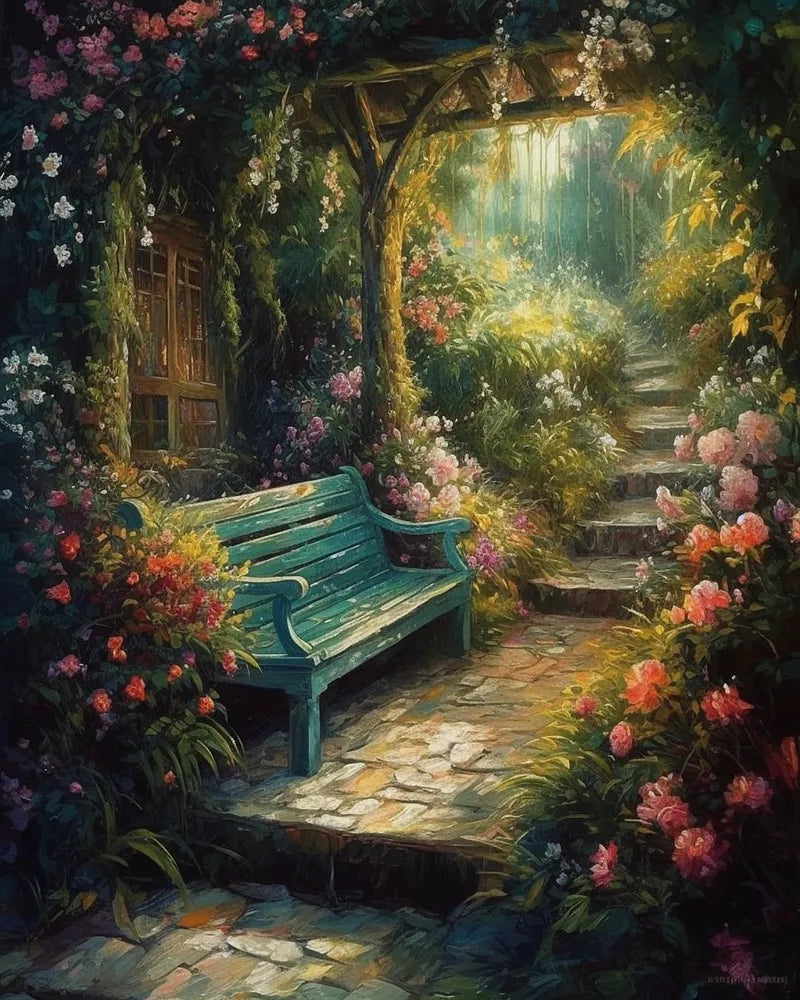 Secret Garden Retreat | Paint By Numbers Kit