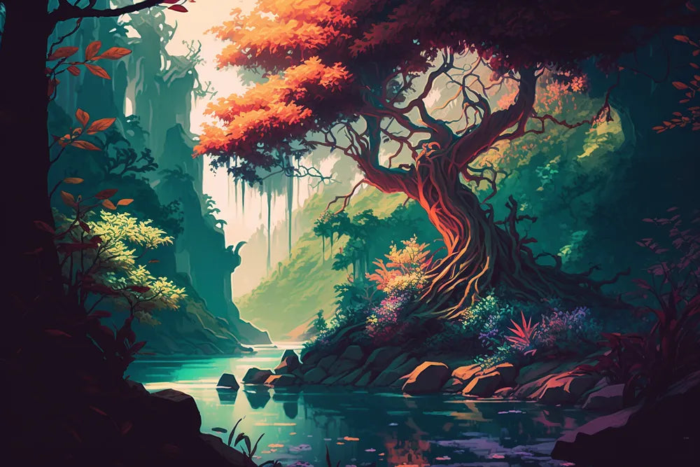 Enchanted Forest Stream | Paint By Numbers Kit