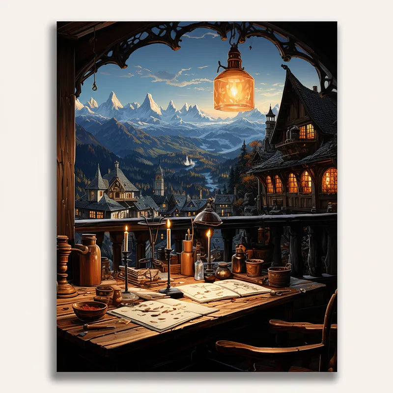 Alchemist Workshop Study | Paint By Numbers Kit