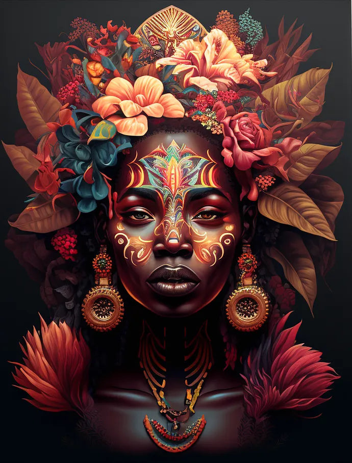 Tribal Goddess Portrait | Paint By Numbers Kit