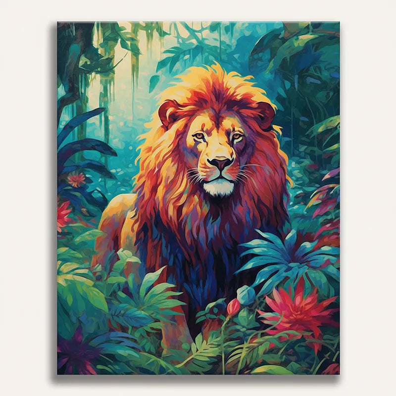 Jungle Lion | Paint By Numbers Kit