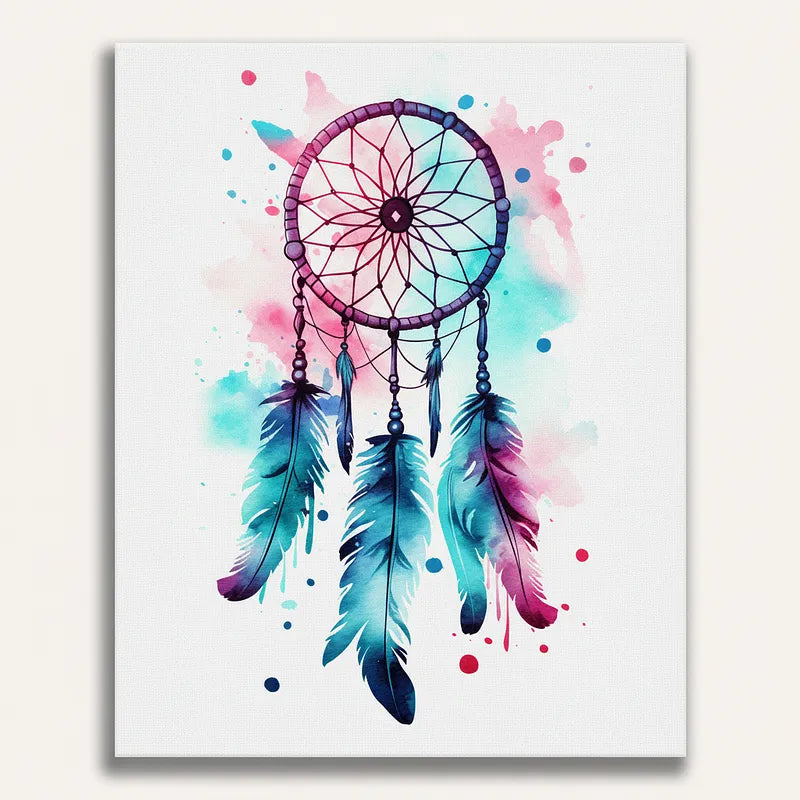 Dreamcatcher Watercolor Kit | Paint By Numbers Kit
