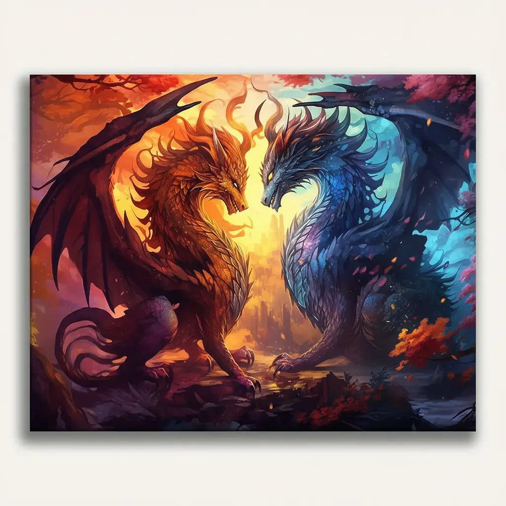 Dragons Dance Kit | Paint By Numbers Kit