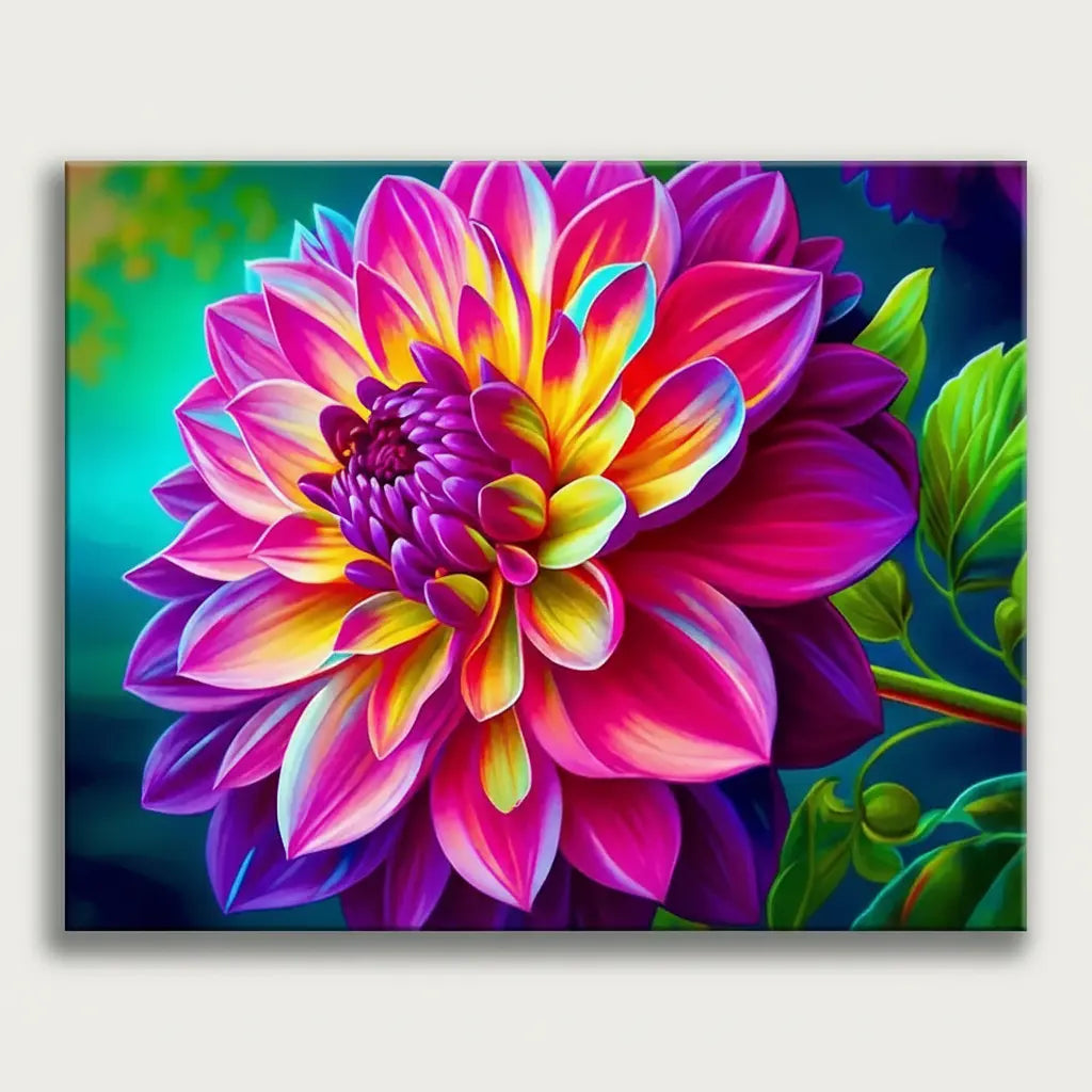 Vibrant Dahlia | Paint By Numbers Kit