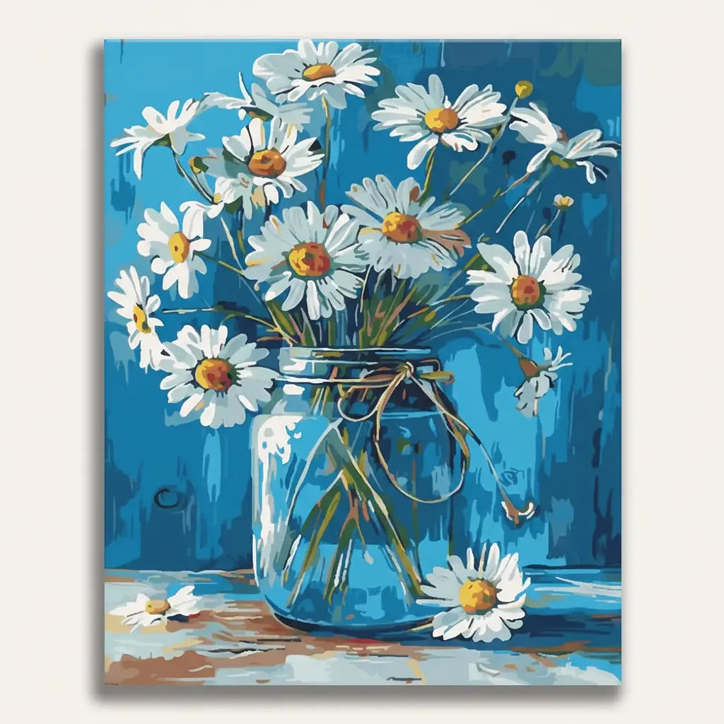 Daisy Bouquet Kit - Framed Paint by Numbers Kit