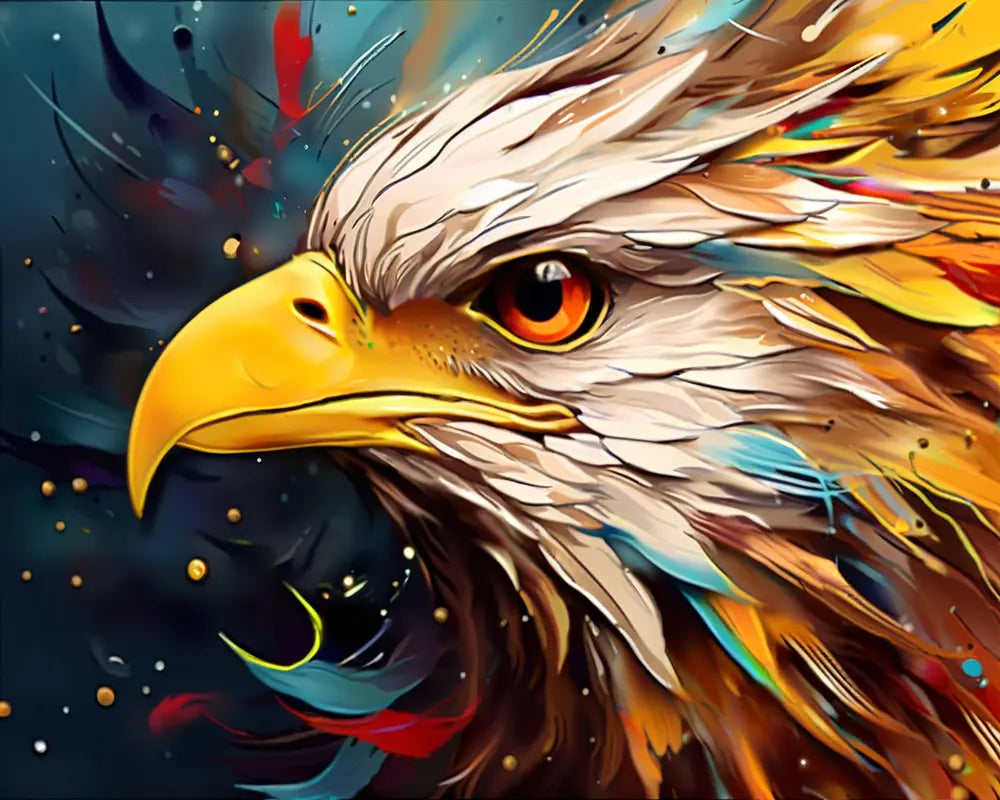 Majestic Eagle Portrait | Paint By Numbers Kit